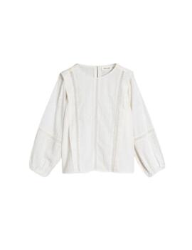 Blusa Indi&cold Bordados Blanco