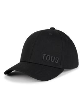 Gorra Tous Logo Metal Negro