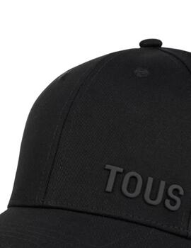 Gorra Tous Logo Metal Negro