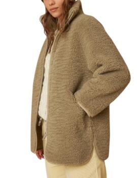 Chaqueta Indi&cold Teddy Reversible Verde