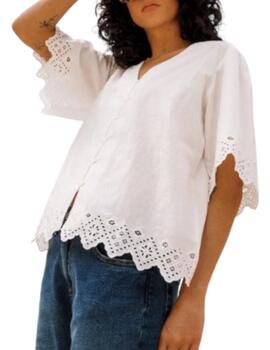 Blusa Indi&cold Bordados Blanco