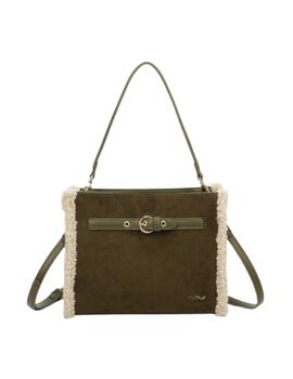 Bolso Mimi-Muà Shearling Verde