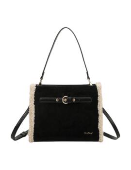 Bolso Mimi-Muà Shearling Negro