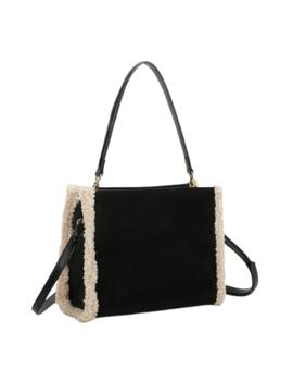 Bolso Mimi-Muà Shearling Negro