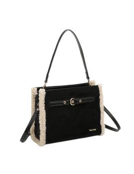 Bolso Mimi-Muà Shearling Negro