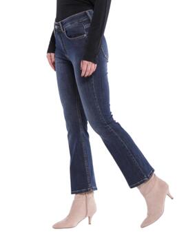 Pantalón Mimi-Muà Jeans Cropped Flare Azul