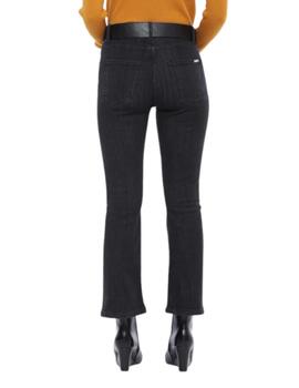 Pantalón Mimi-Muà Jeans Cropped Flare Negro