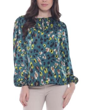 Blusa Mimi-Muà Animal Print Verde