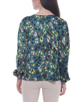 Blusa Mimi-Muà Animal Print Verde