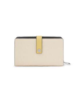 Billetera Tous Mediana Urbana Logo New Beige