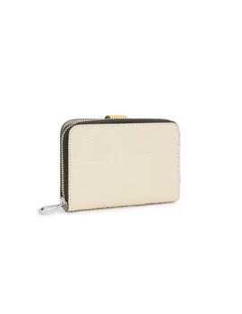 Billetera Tous Pequeña Urbana Logo New Beige