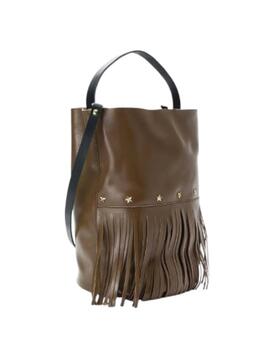 Bolso Mércules Racer Bucket Fringes Verde