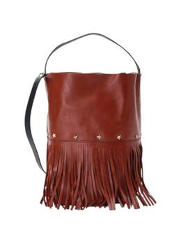 Bolso Mércules Racer Bucket Fringes Teja