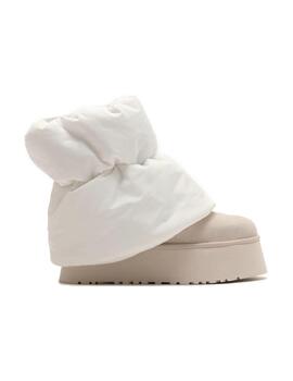 Botín Ugg Mini Dipper Puffer White Ceramic