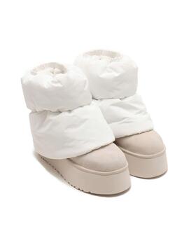 Botín Ugg Mini Dipper Puffer White Ceramic