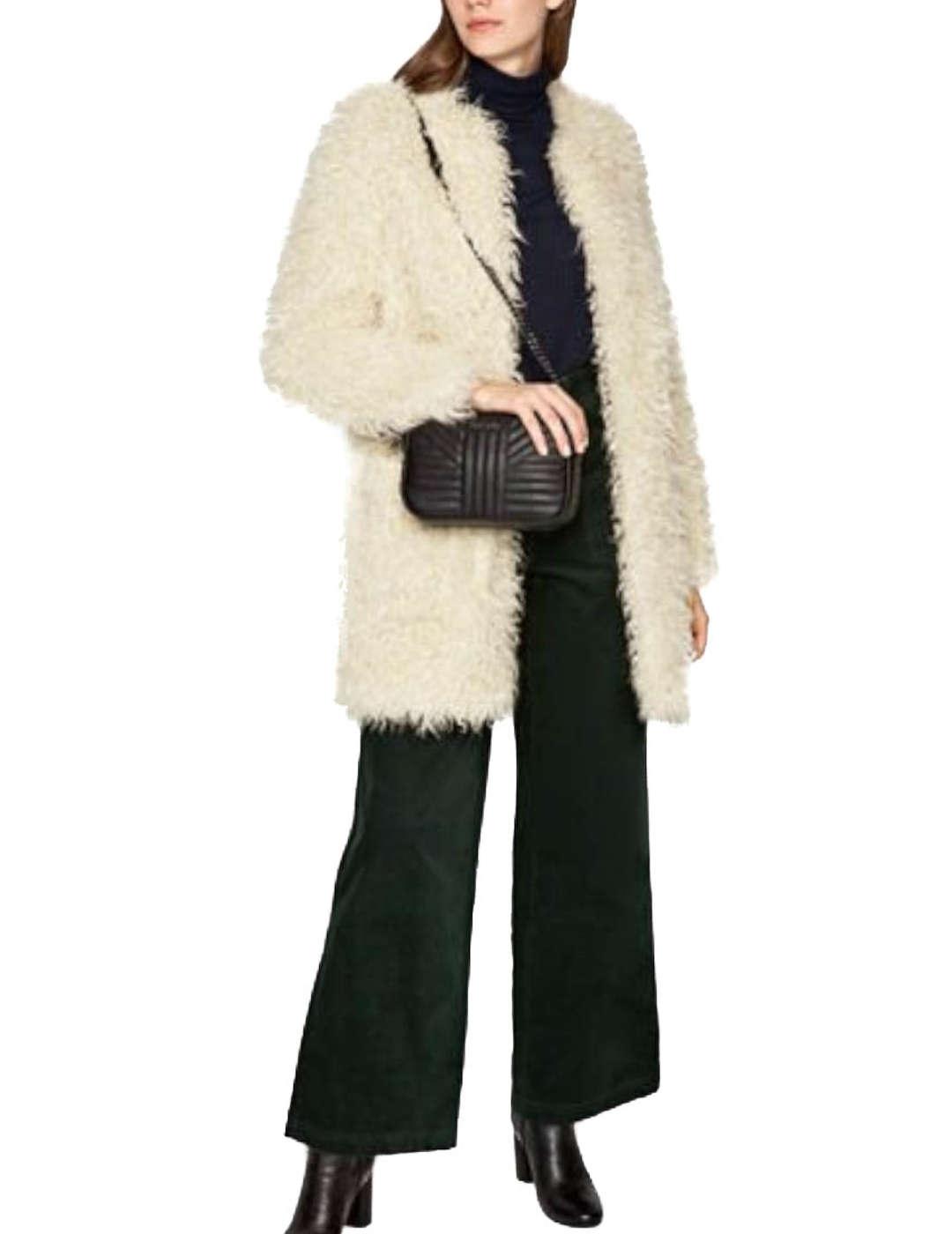 Abrigo Pepe Jeans Simil Pelo Lisa