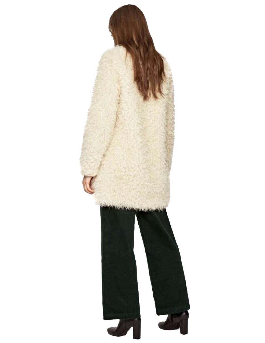 Abrigo Pepe Jeans Simil Pelo Lisa