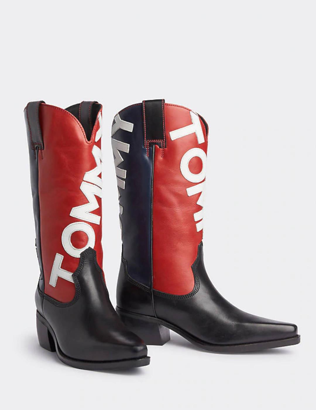 BOTA TOMMY JEANS COWBOY HERITAGE