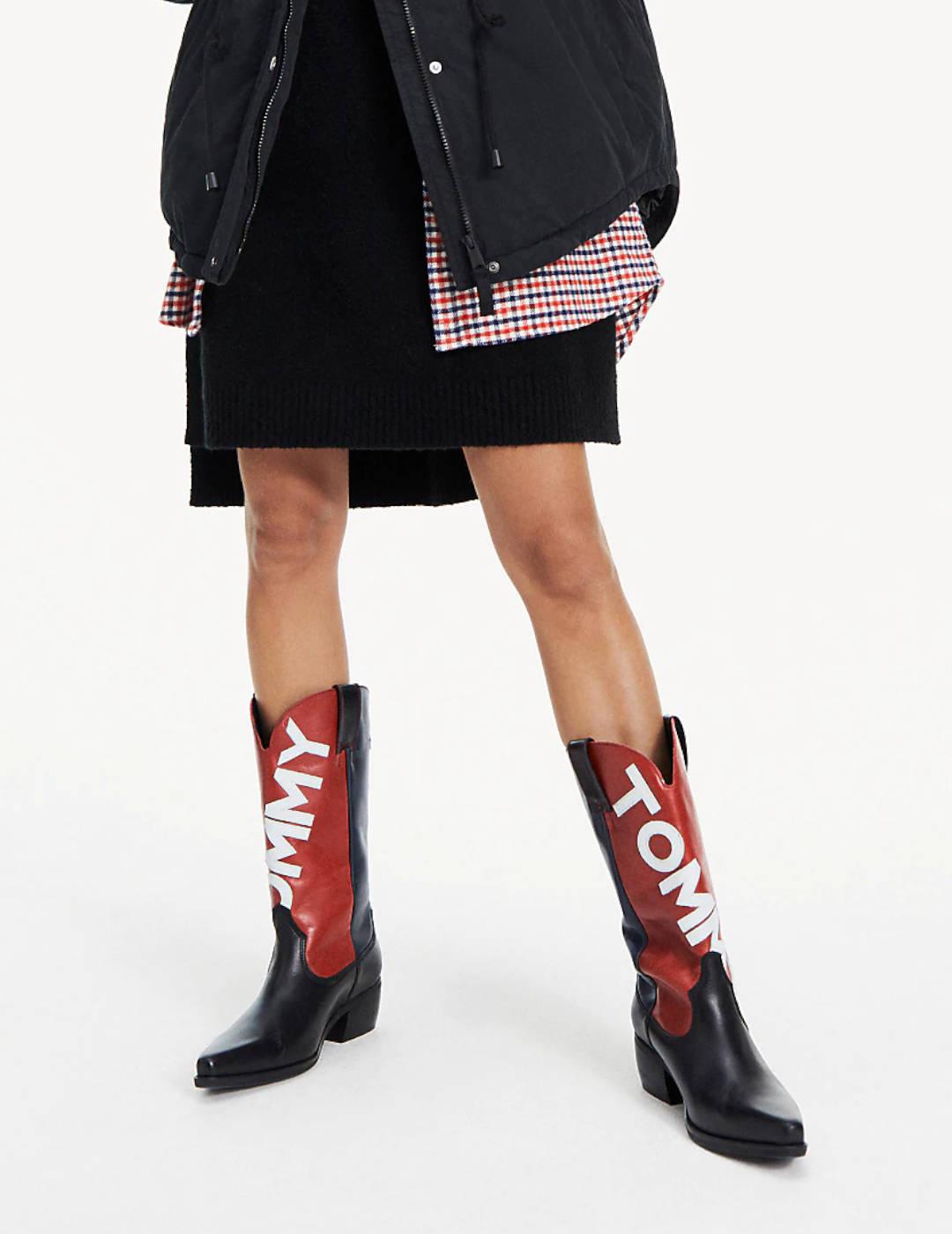 BOTA TOMMY JEANS COWBOY HERITAGE