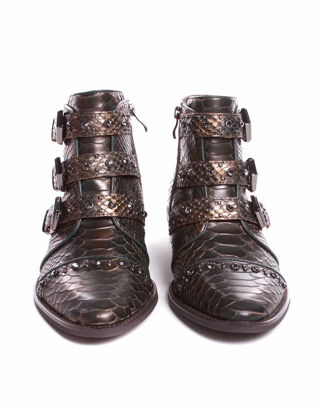 BOTIN ALMA EN PENA MOTERO HEBILLAS