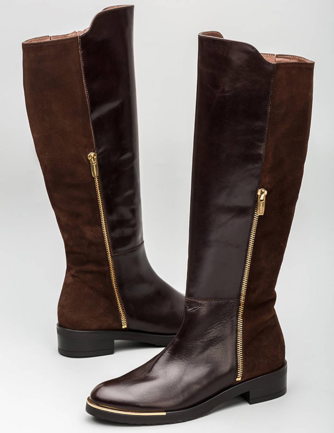 BOTA WONDERS CREMALLERA PIEL-ANTE