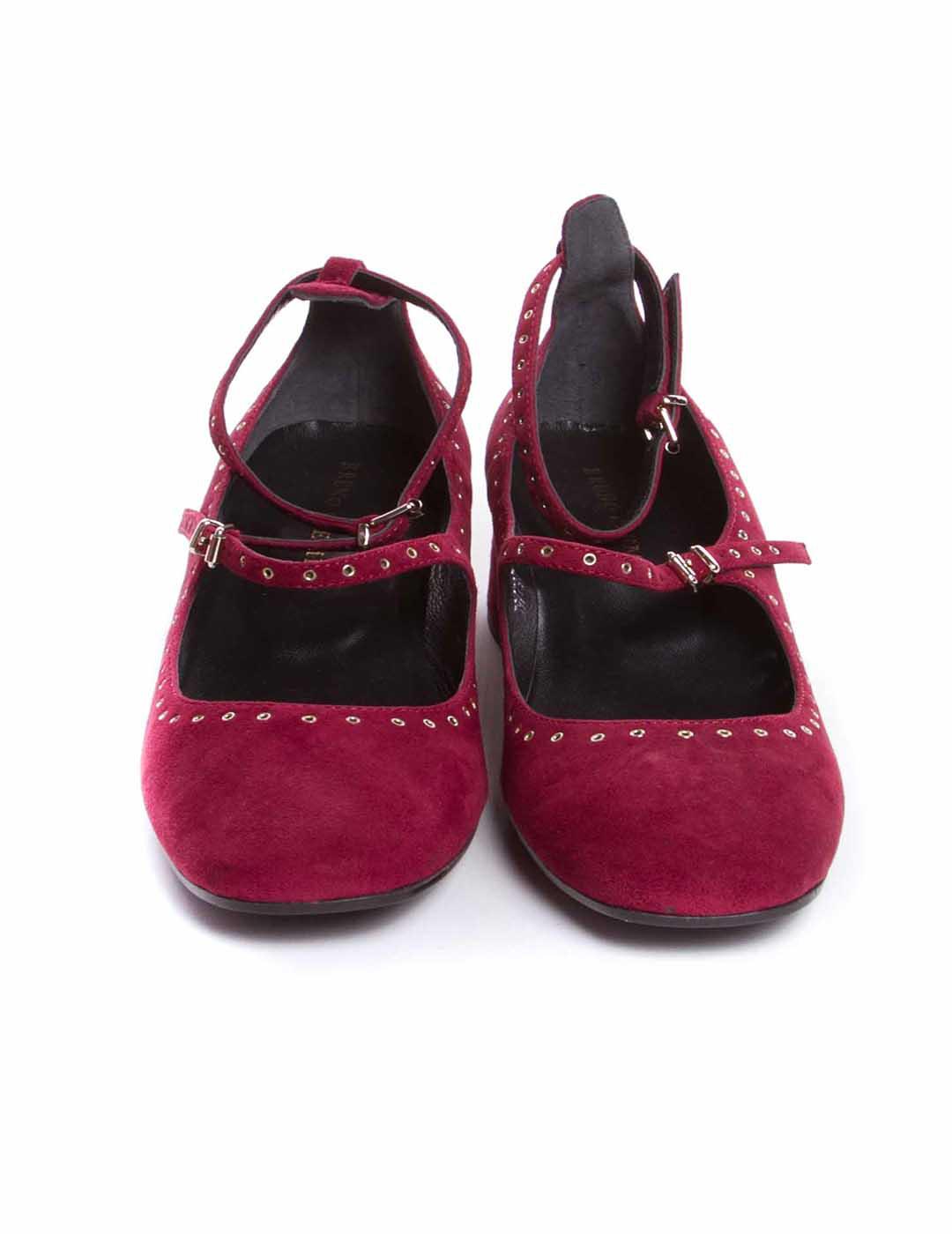 ZAPATO BRUNO PREMI TACON Y HEBILLAS