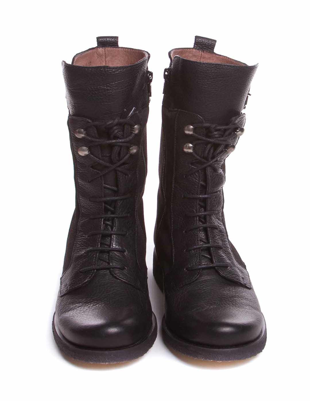 BOTA WONDERS MOTERA CON CORDONES