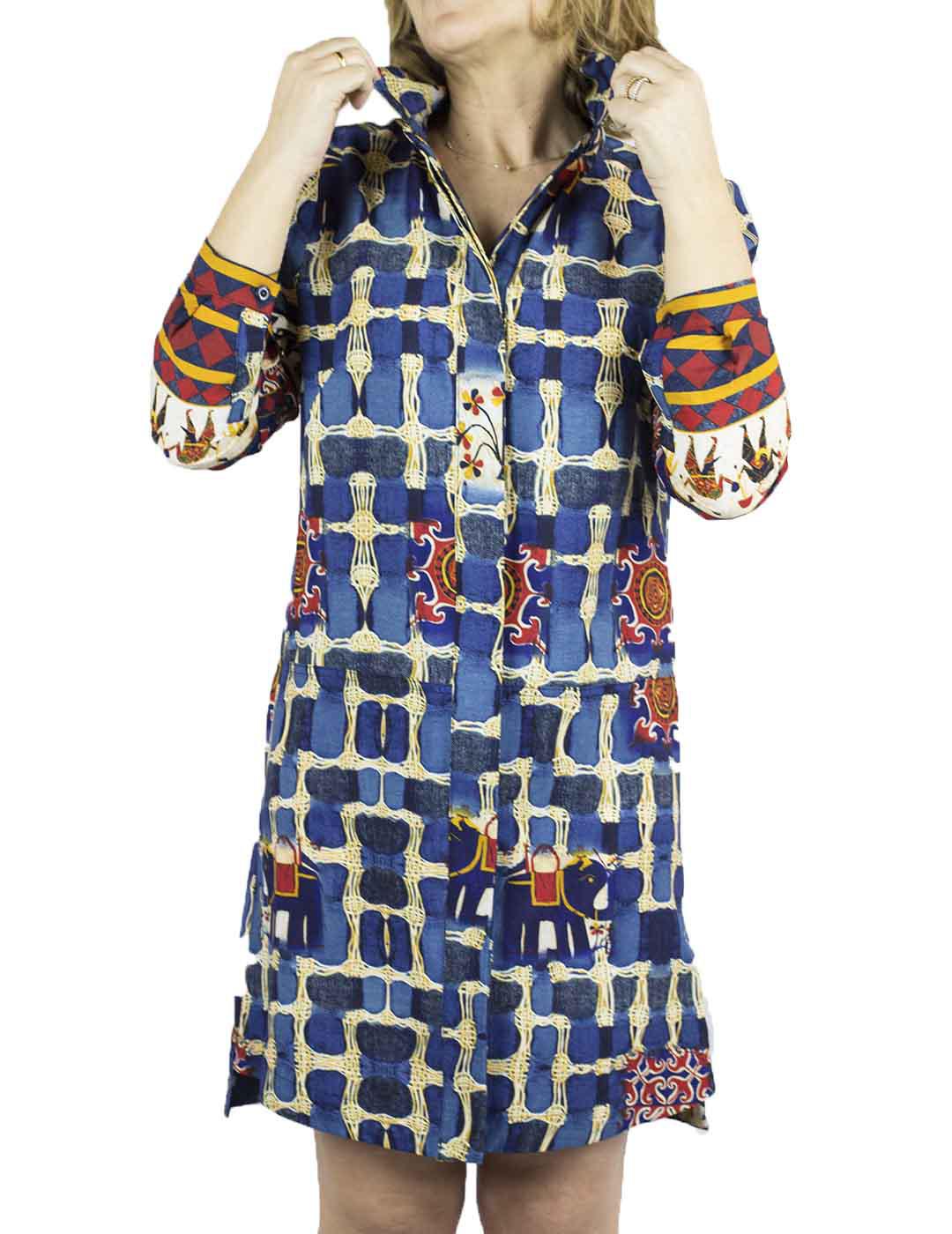 Vestido Anonyme Designers Camisero Corto