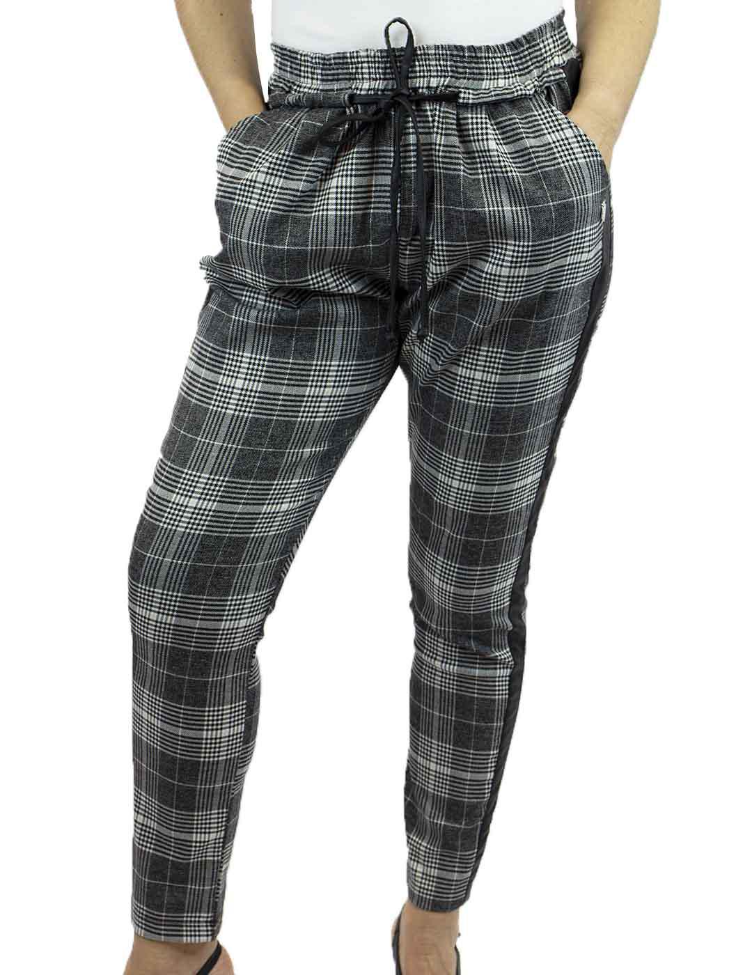 PANTALON FORNARINA  ESTAMPADO CUADROS