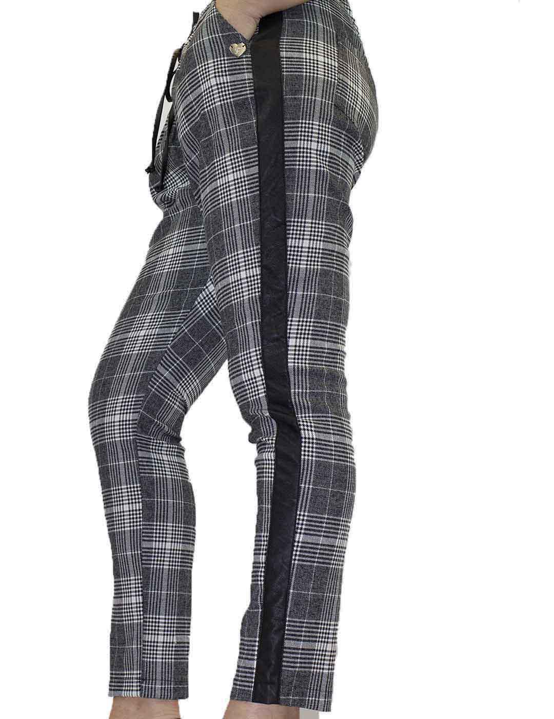 PANTALON FORNARINA  ESTAMPADO CUADROS