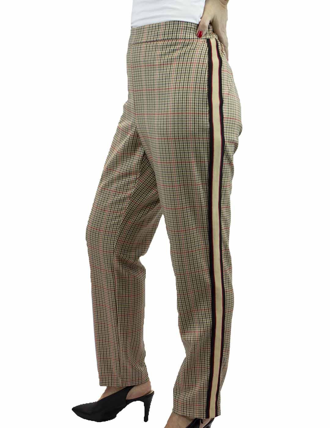 PANTALON KAOS  ESTAMPADO PATA DE GALLO