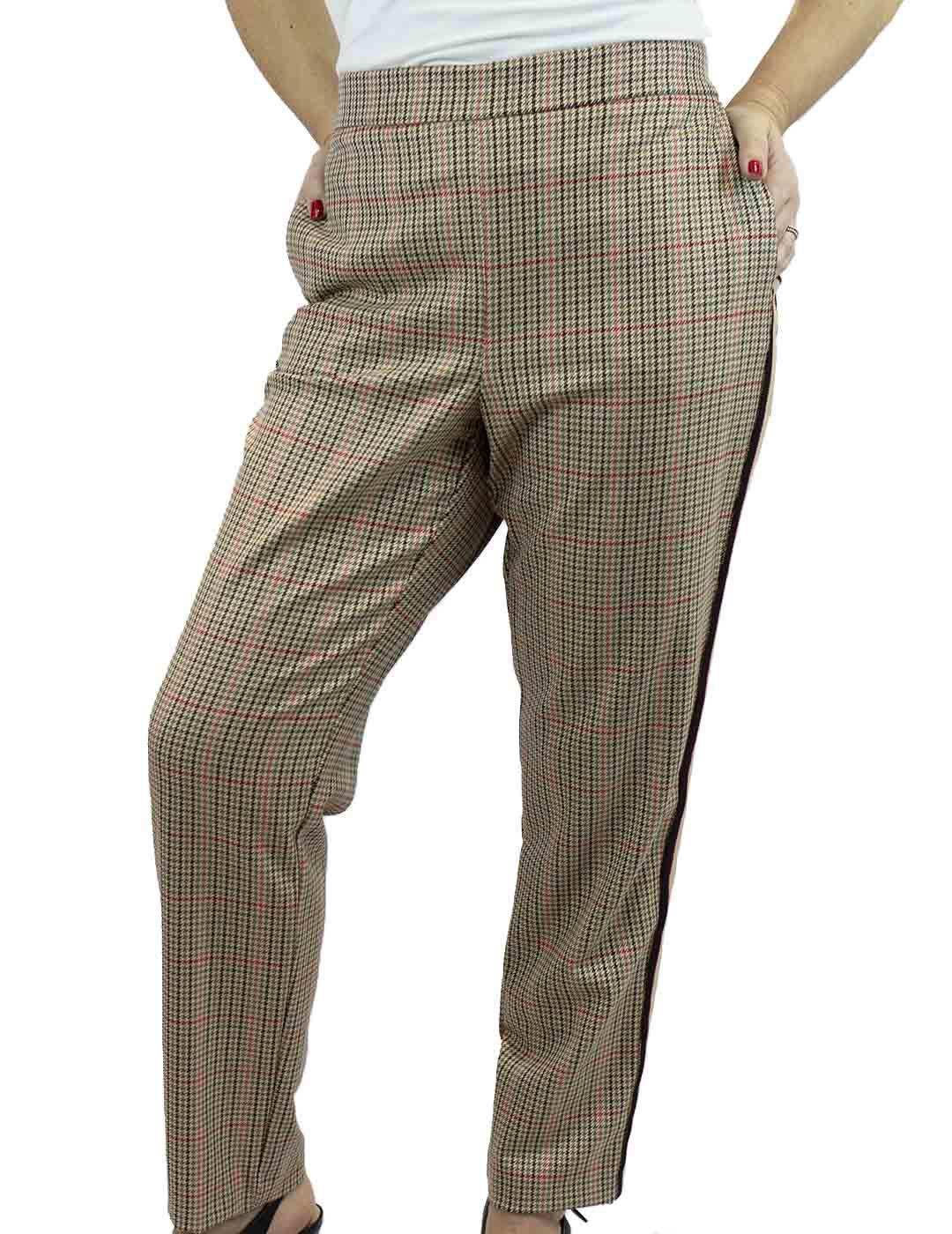 PANTALON KAOS  ESTAMPADO PATA DE GALLO