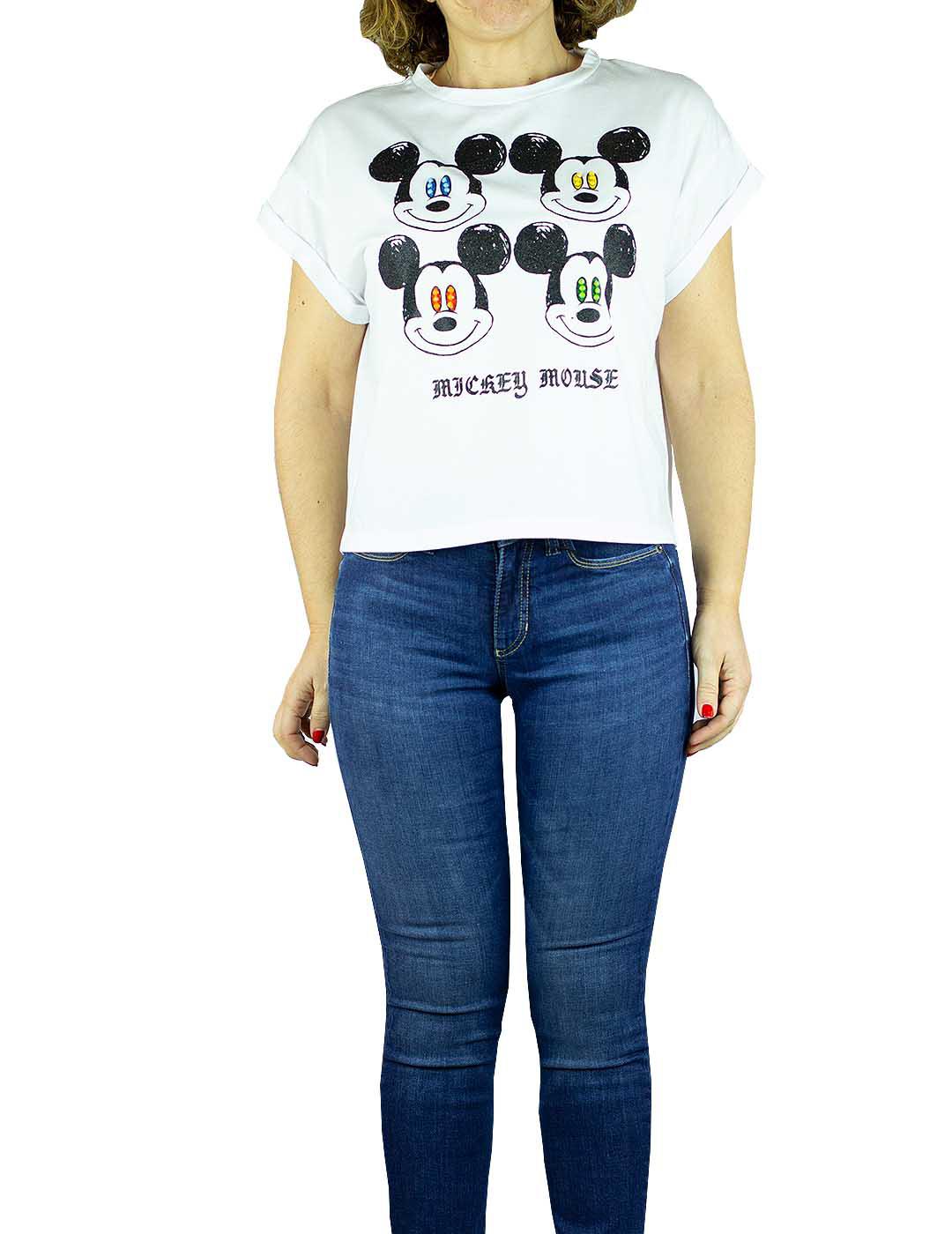 Camiseta Disney Mickey Ojos Multicolor