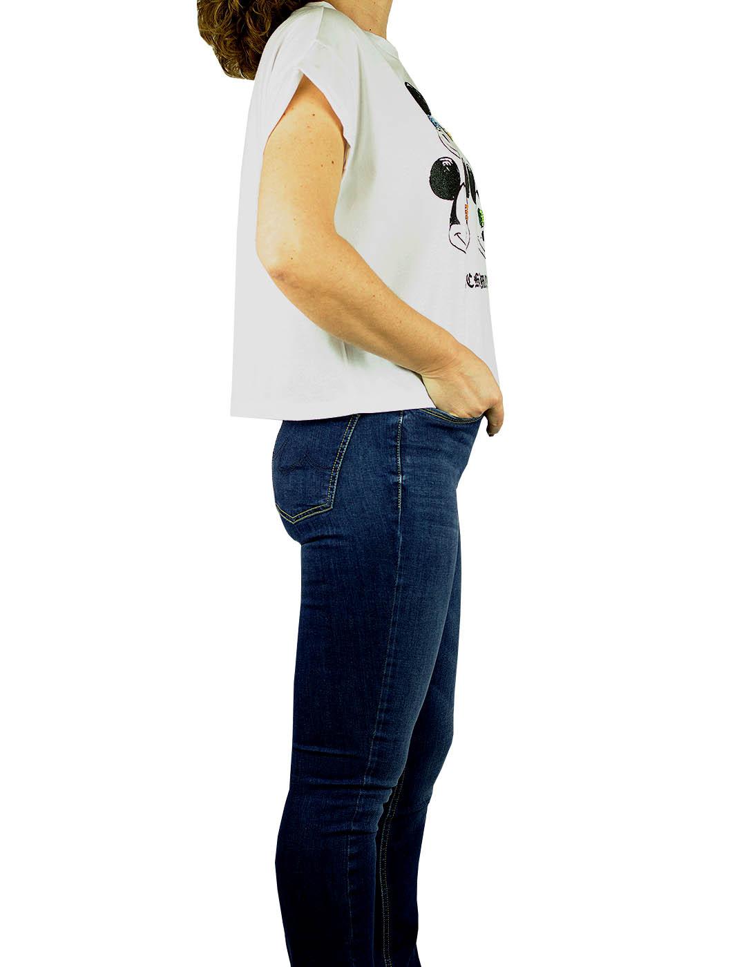 Camiseta Disney Mickey Ojos Multicolor