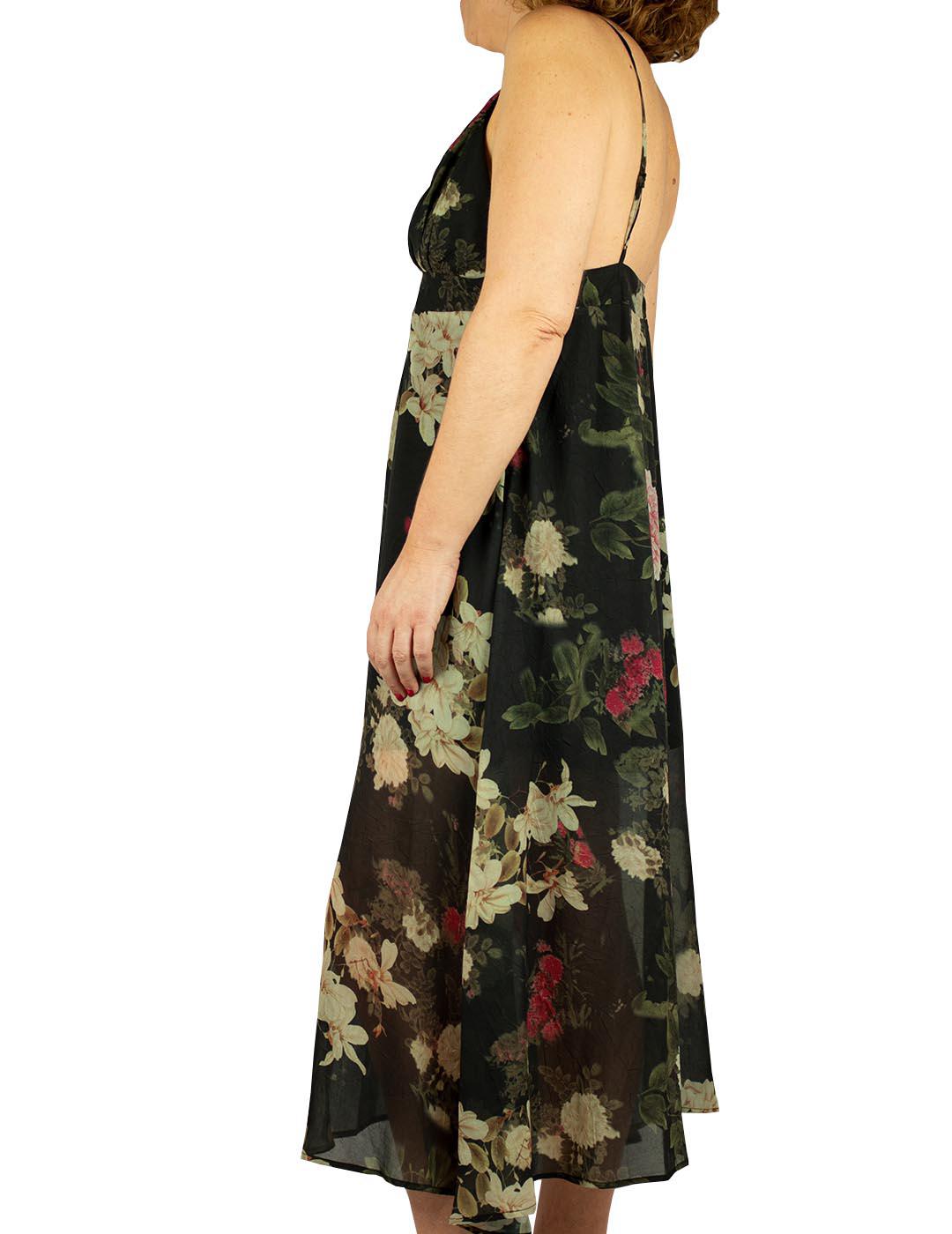 Vestido Anonyme Designers Midi Estampado Floral