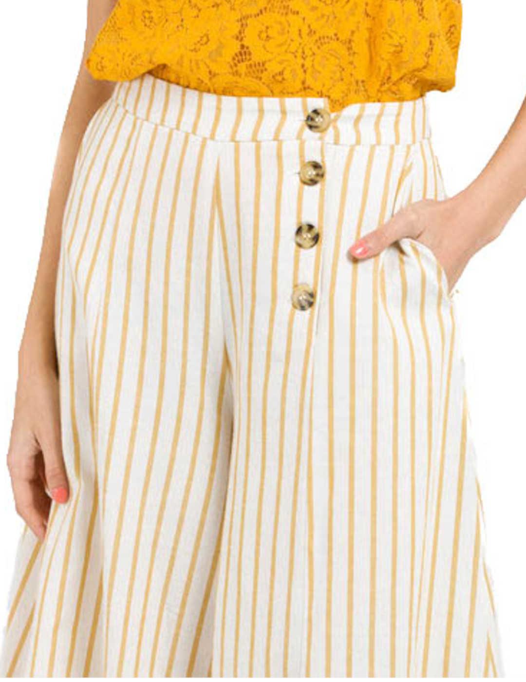 PANTALON NAF NAF PALAZZO RAYAS