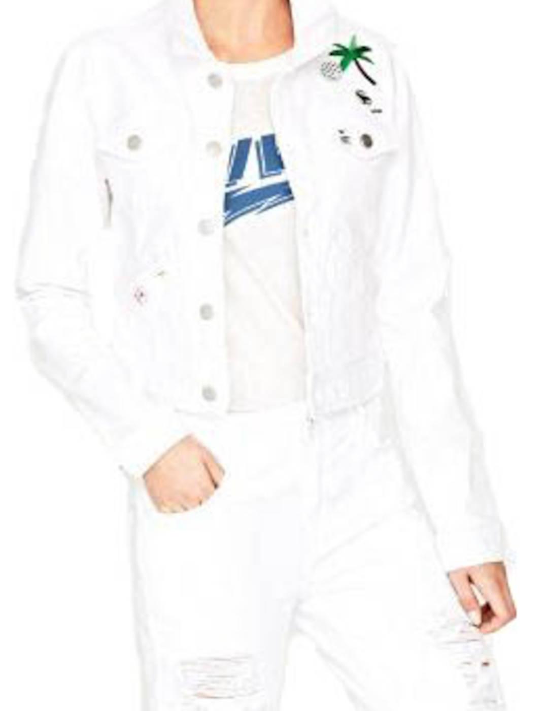 Cazadora Vaquera Pepe Jeans con Abalorios Blanco
