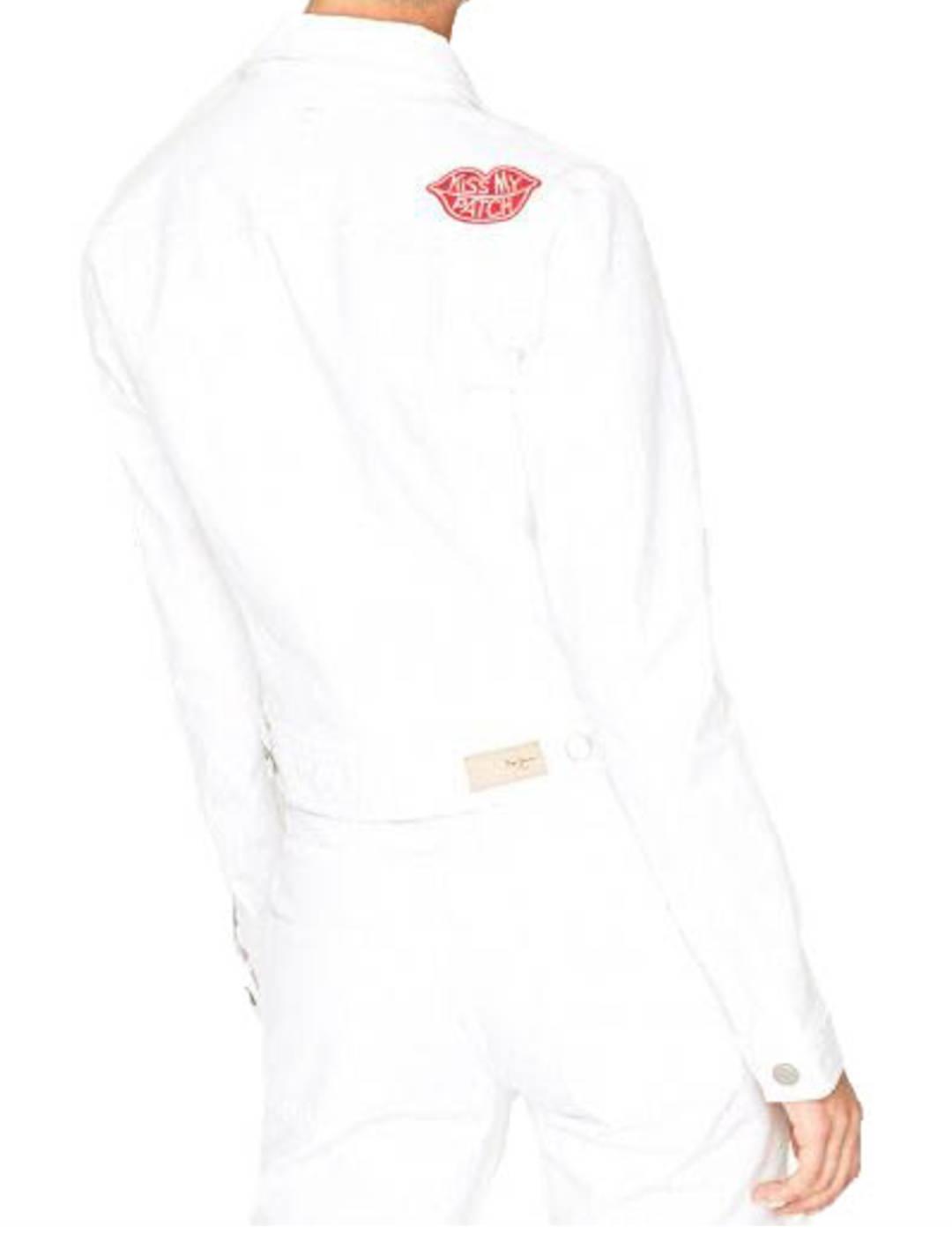 Cazadora Vaquera Pepe Jeans con Abalorios Blanco