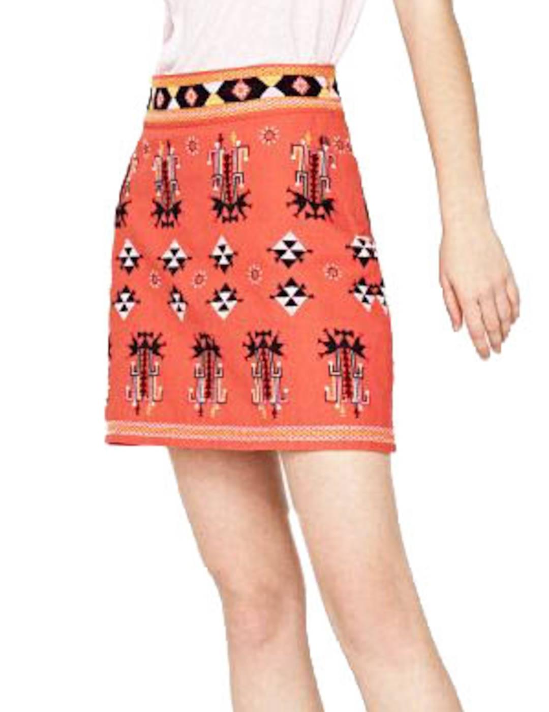FALDA PEPE JEANS BORDADOS ETNICOS