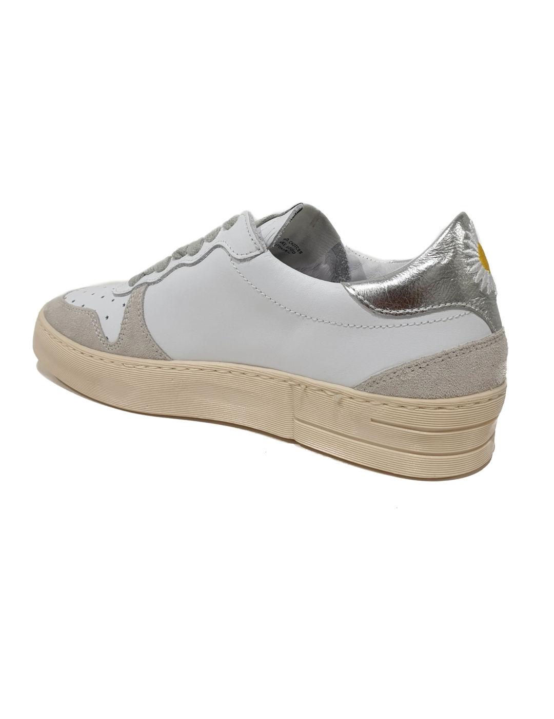 Zapatilla Meliné Motivo Margarita Blanco