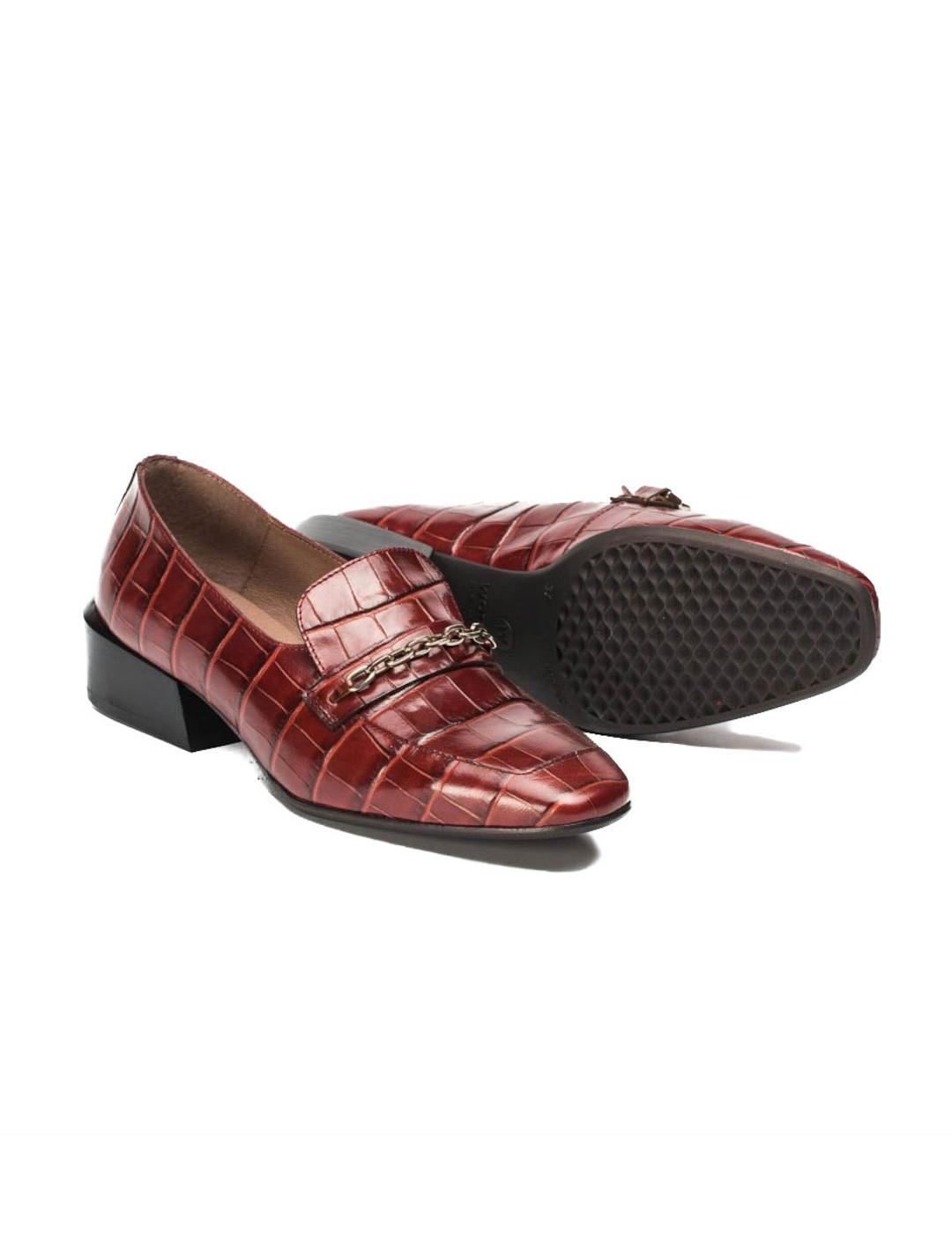 Mocasín Wonders Coco Cadena Rubí