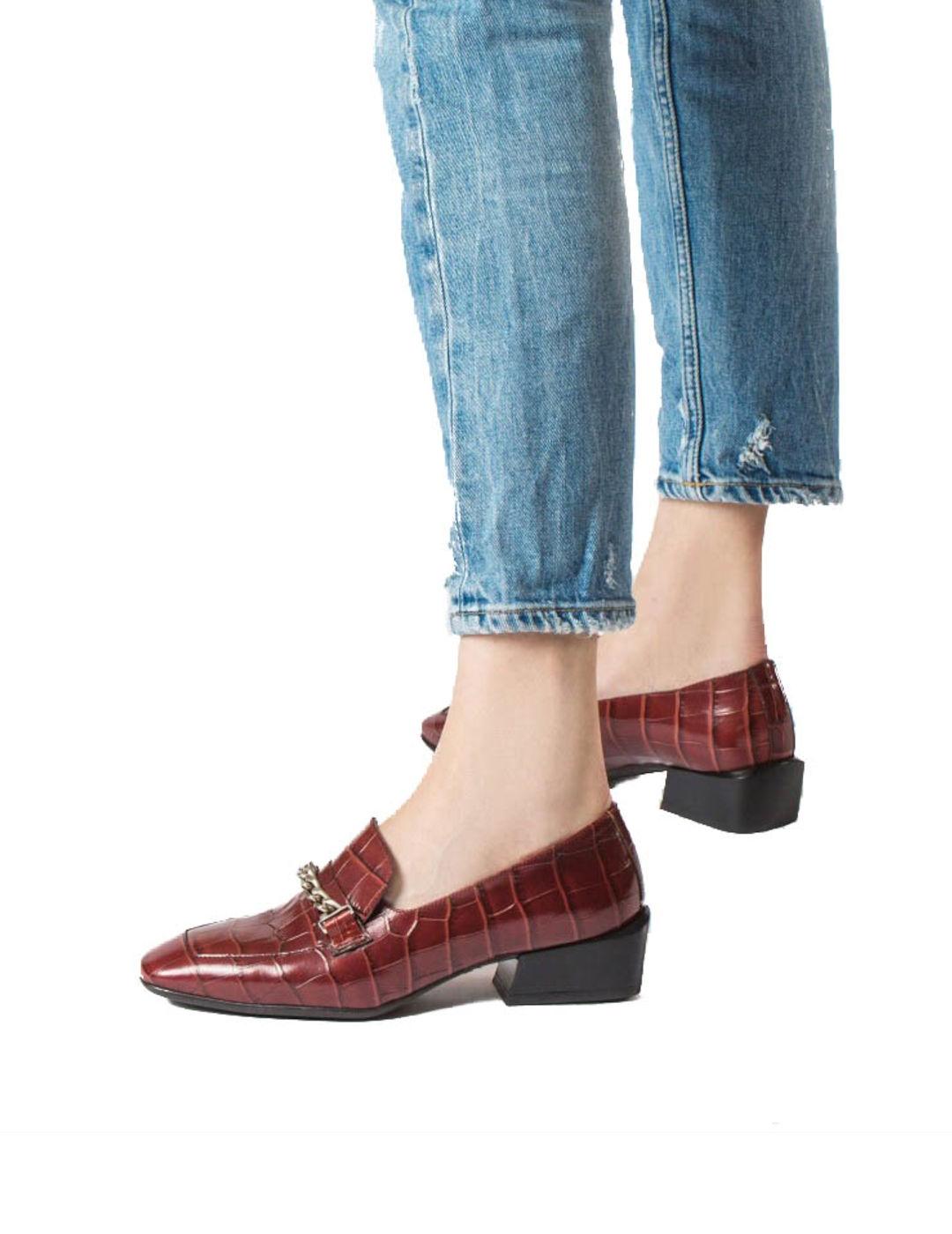 Mocasín Wonders Coco Cadena Rubí