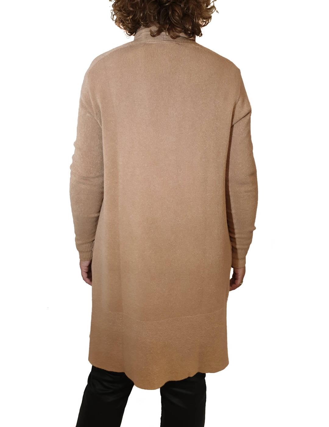 Chaqueta Kaos Larga Con Bolsillos Camel