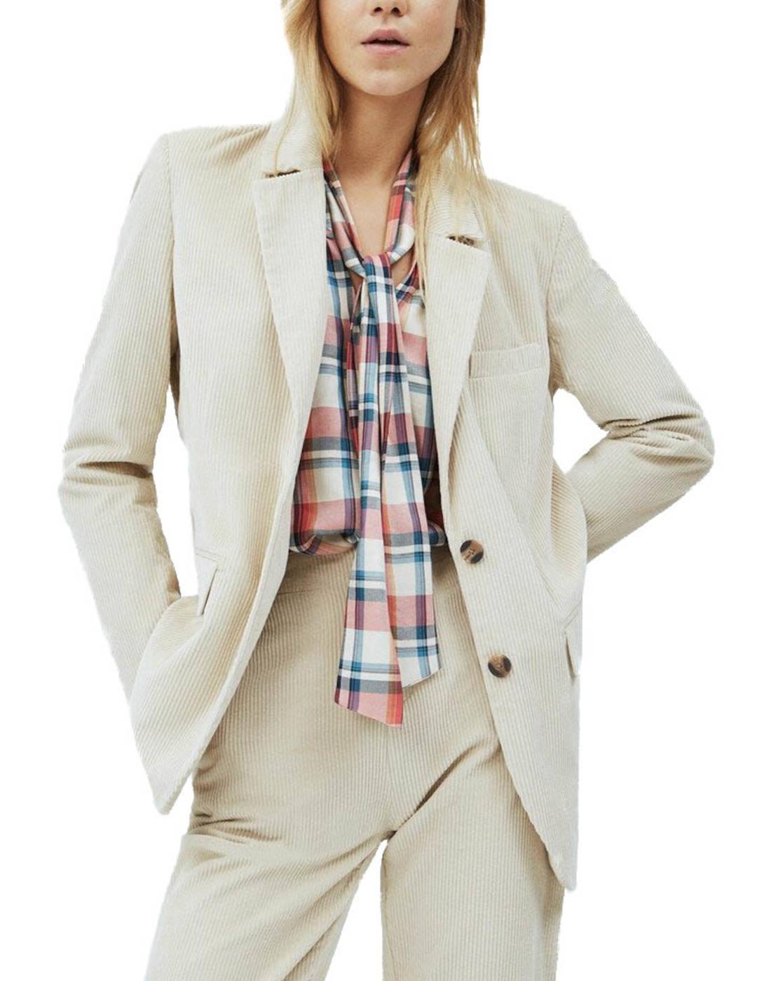 Blazer Pepe Jeans De Pana Cordelia Beige