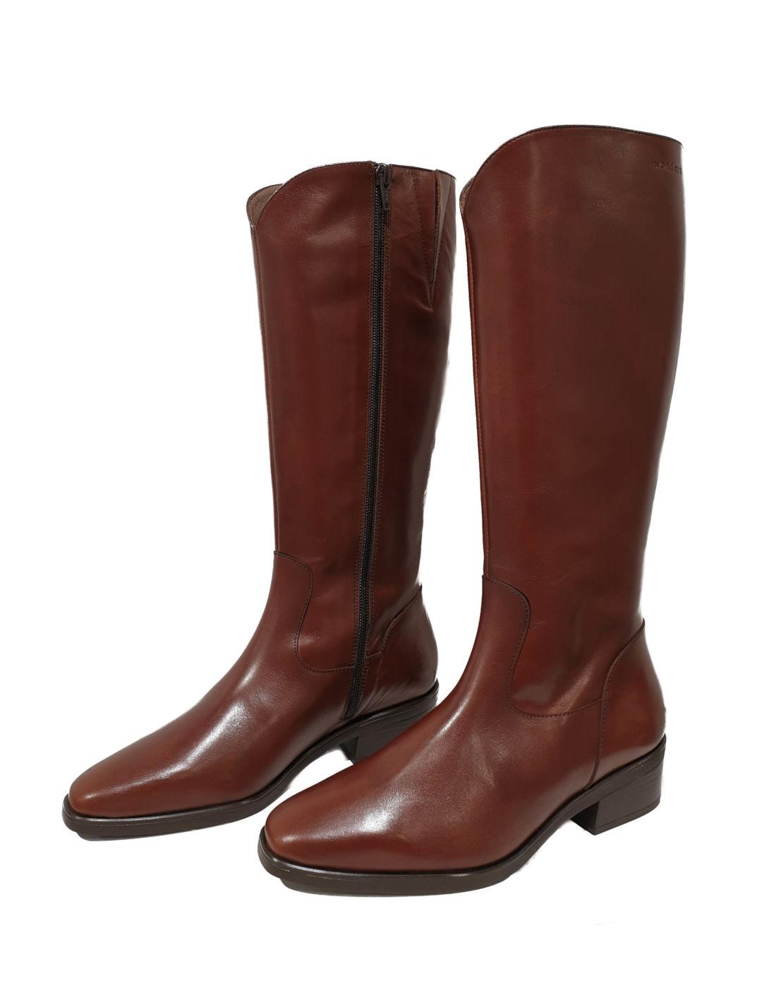 Bota Wonders Abertura Marrón