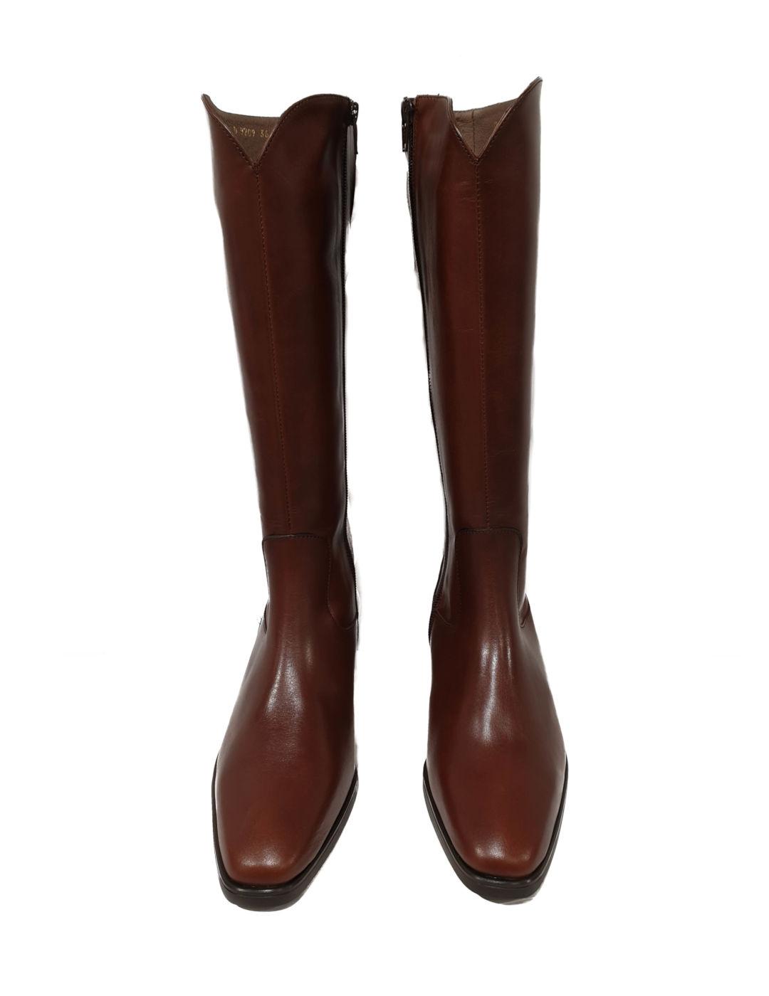 Bota Wonders Abertura Marrón