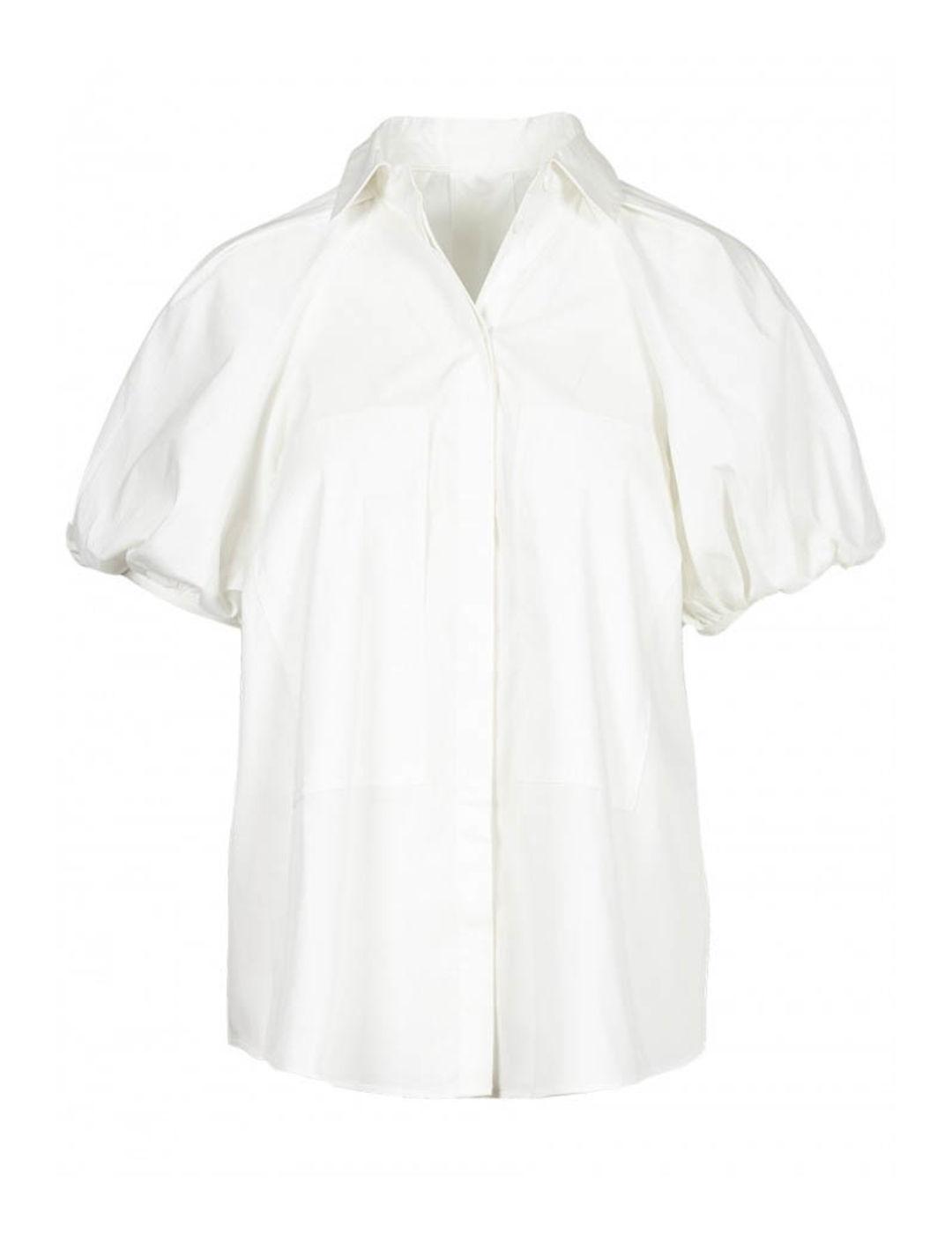 Camisa Anonyme Designers Manga Globo Thea Blanco