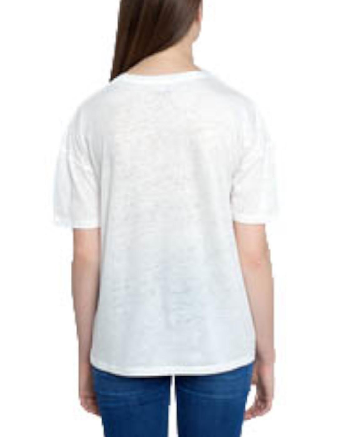 Camiseta Pepe Jeans Logo Multicolor Dita Crudo