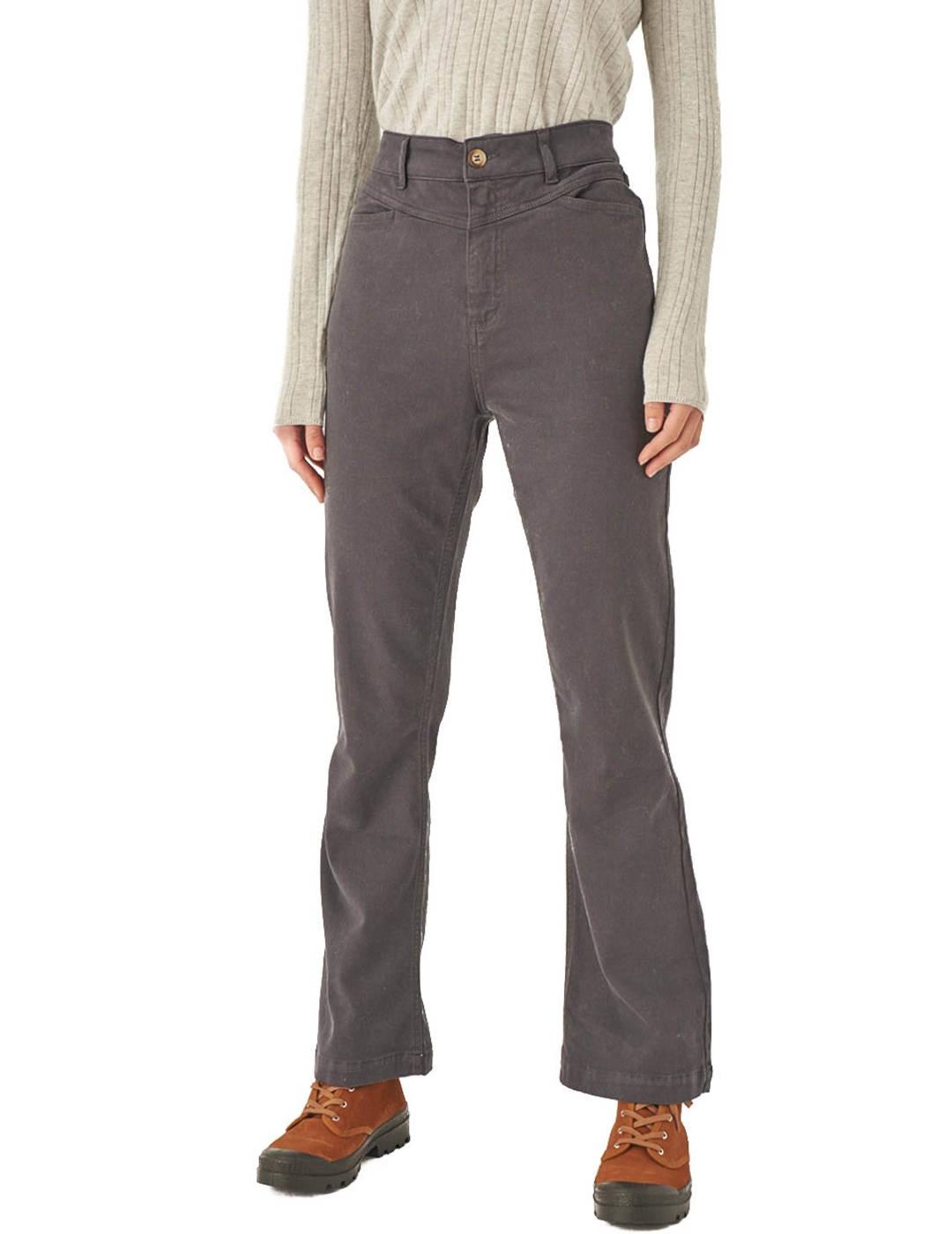 Pantalón Designers Society Con Canesú Vasmi Gris