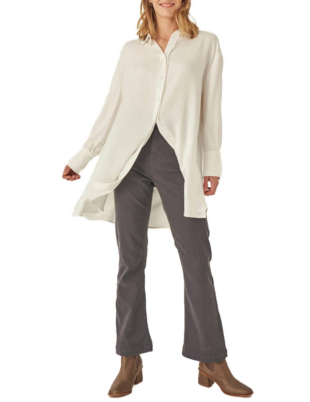 Pantalón Designers Society Con Canesú Vasmi Gris